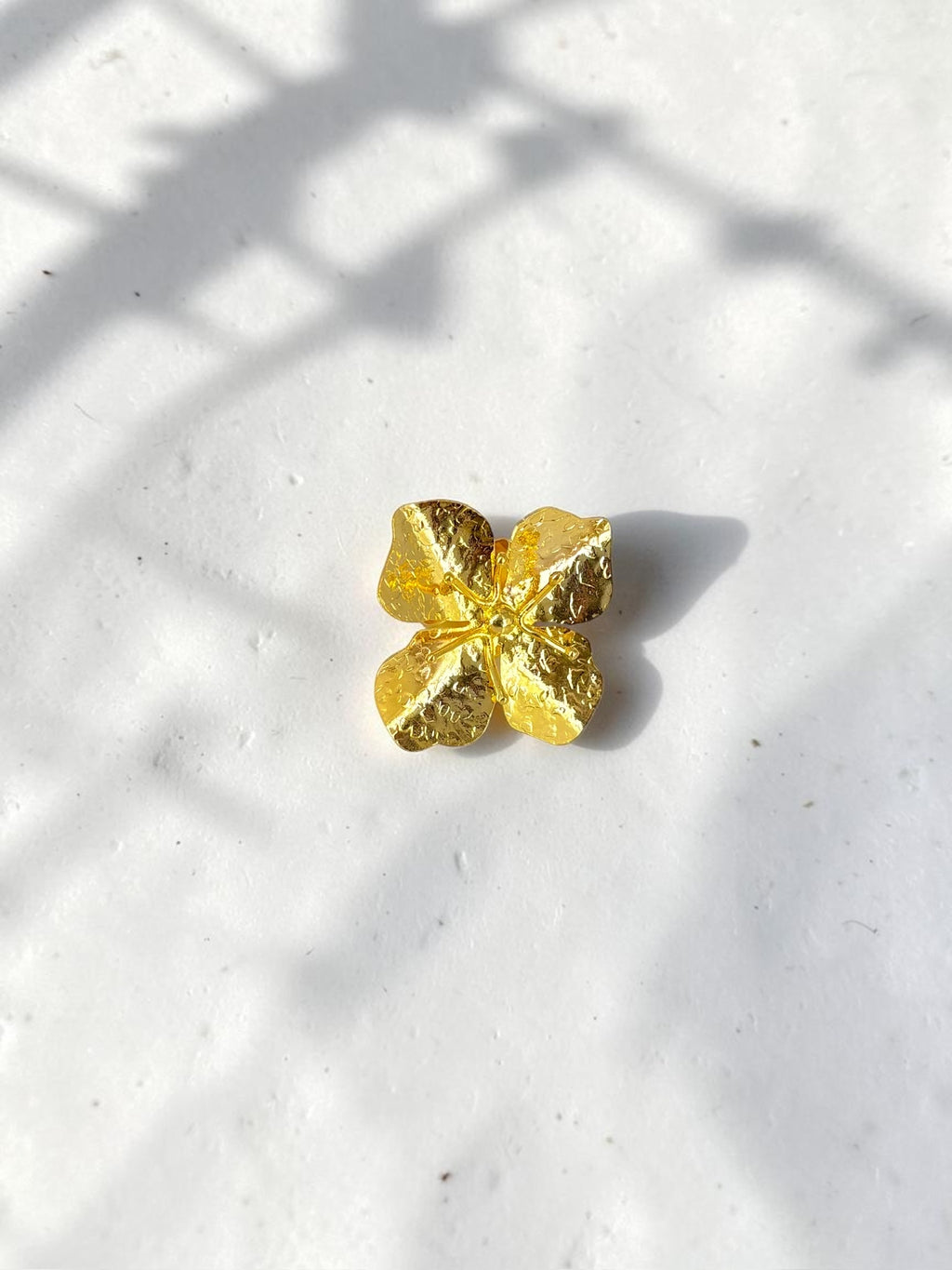 Anillo Bronce Flor