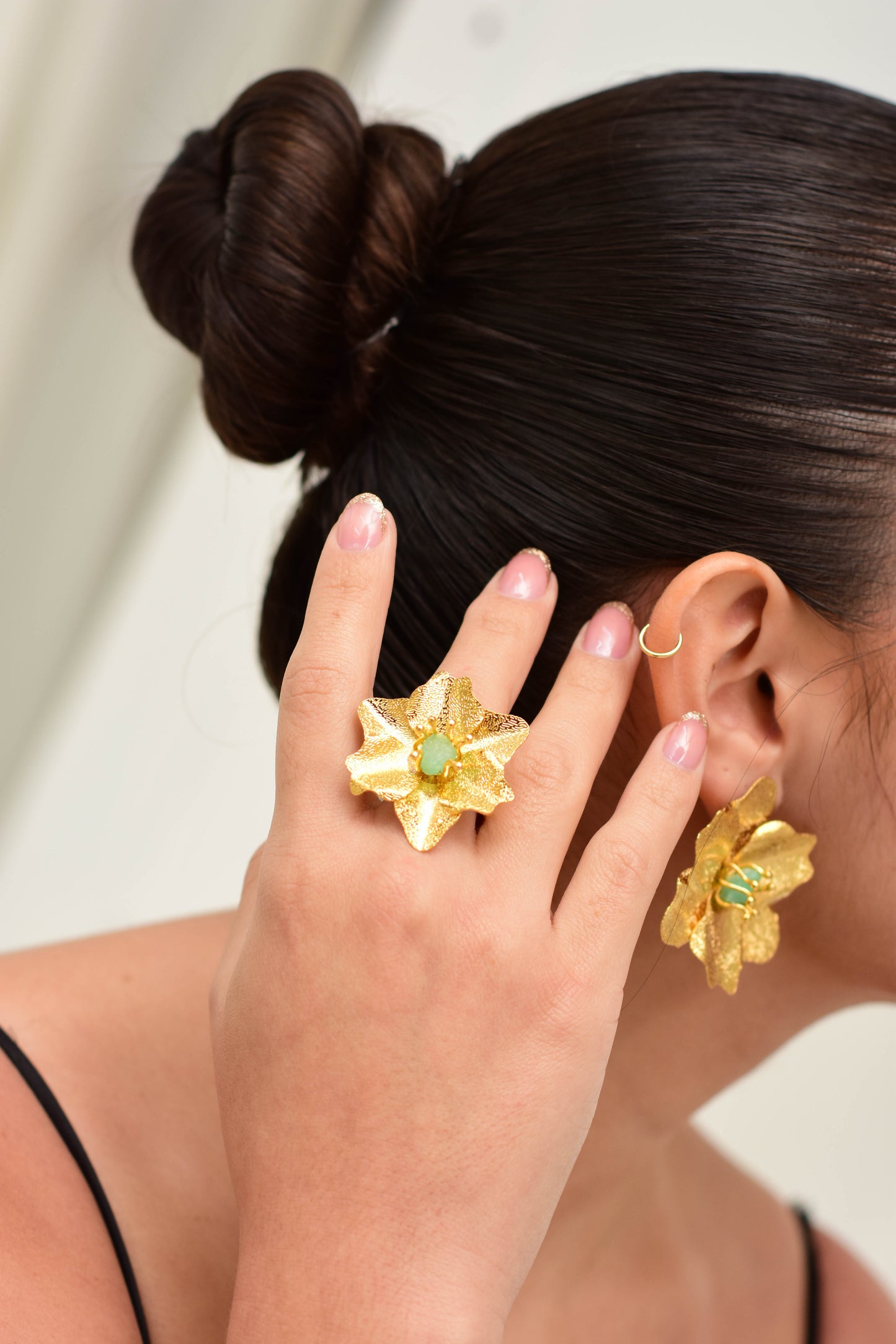 Anillo Murralla Esmeralda 0125