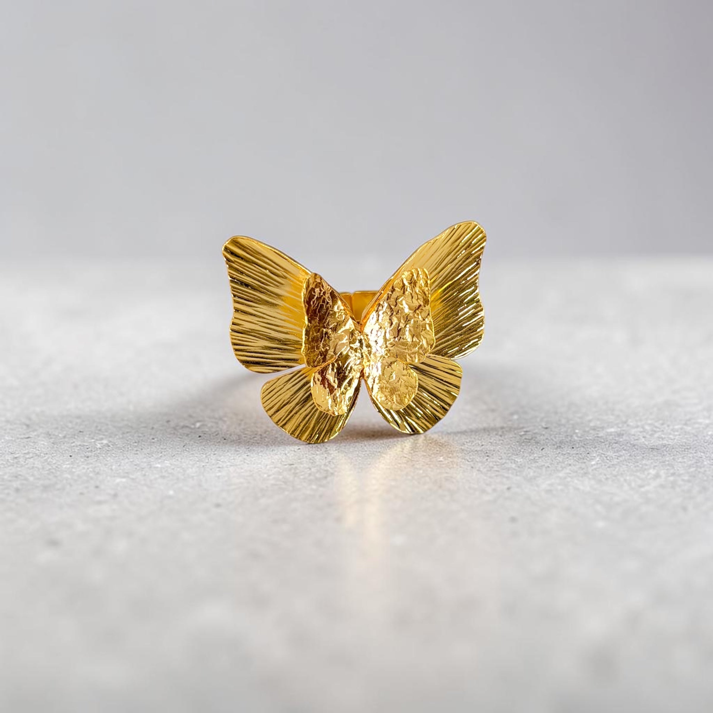 Anillo Bronce Mariposa