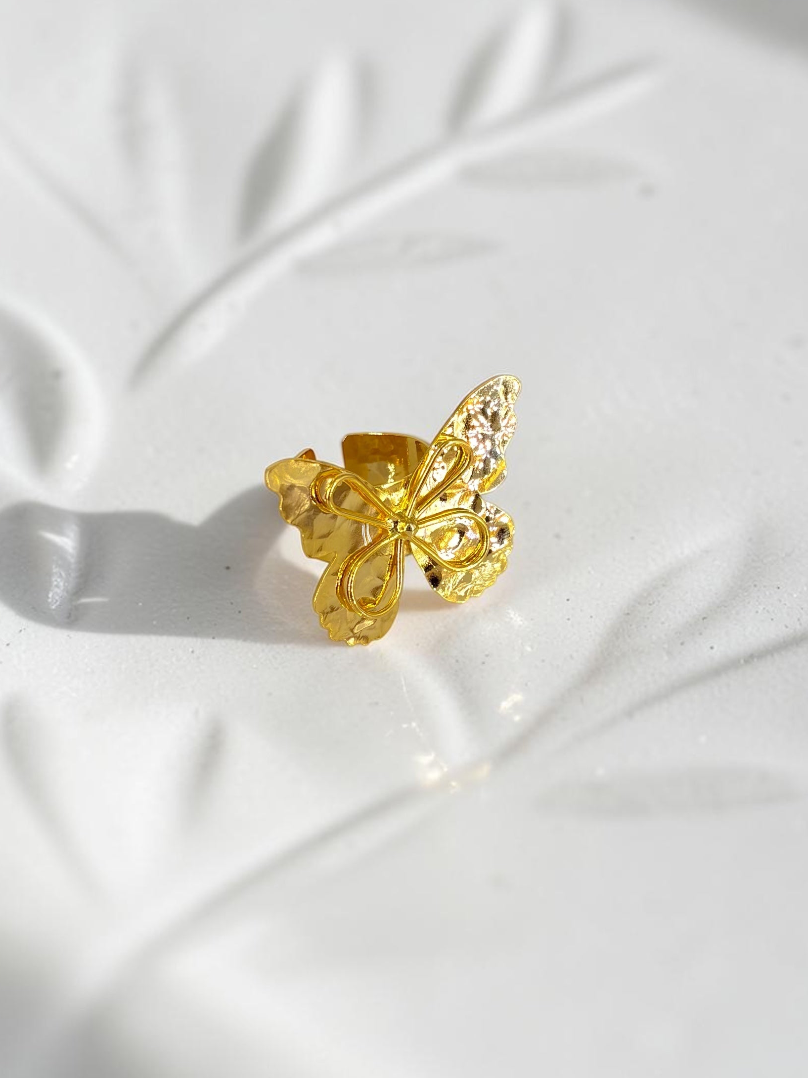 Anillo Bronce Mariposa