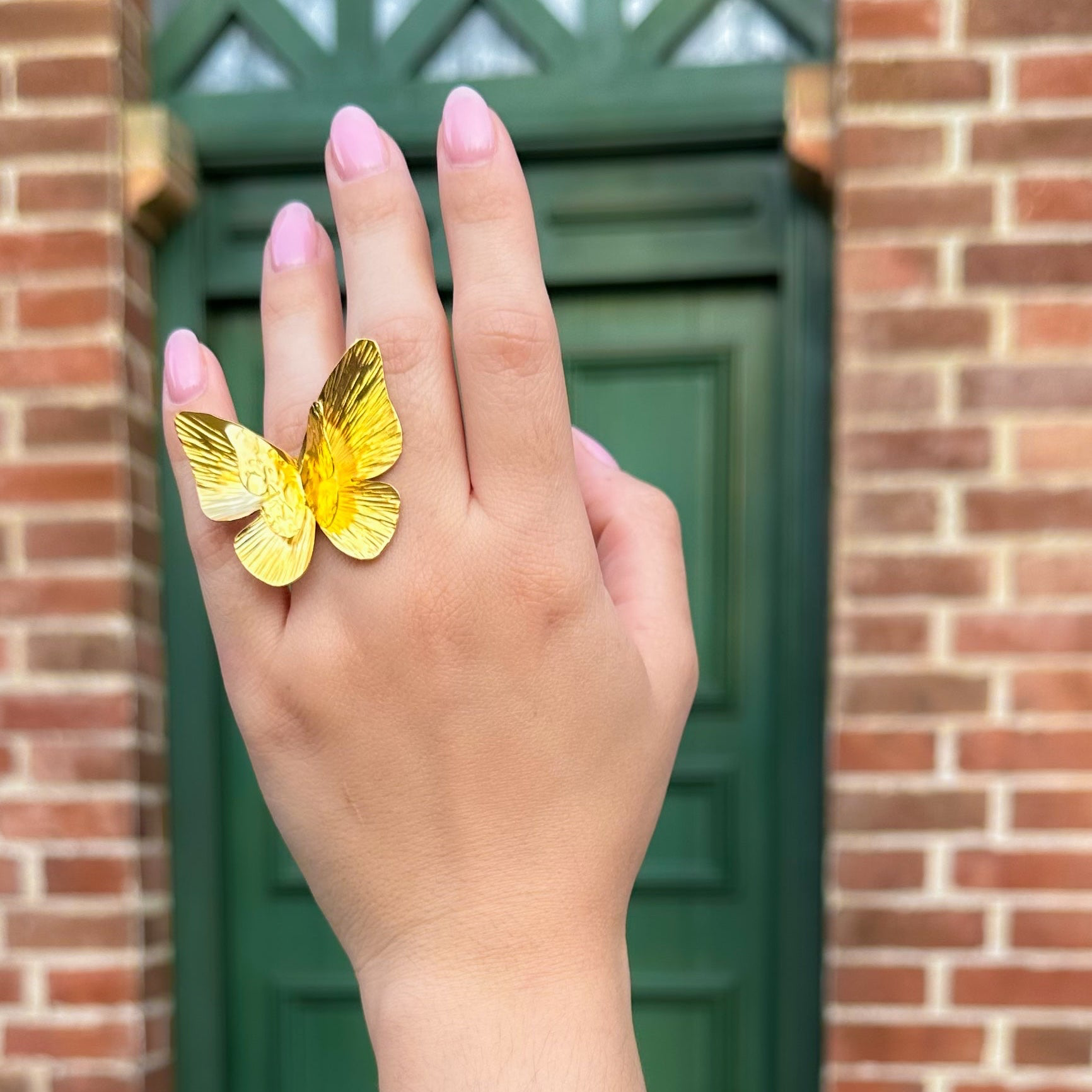 Anillo Bronce Mariposa