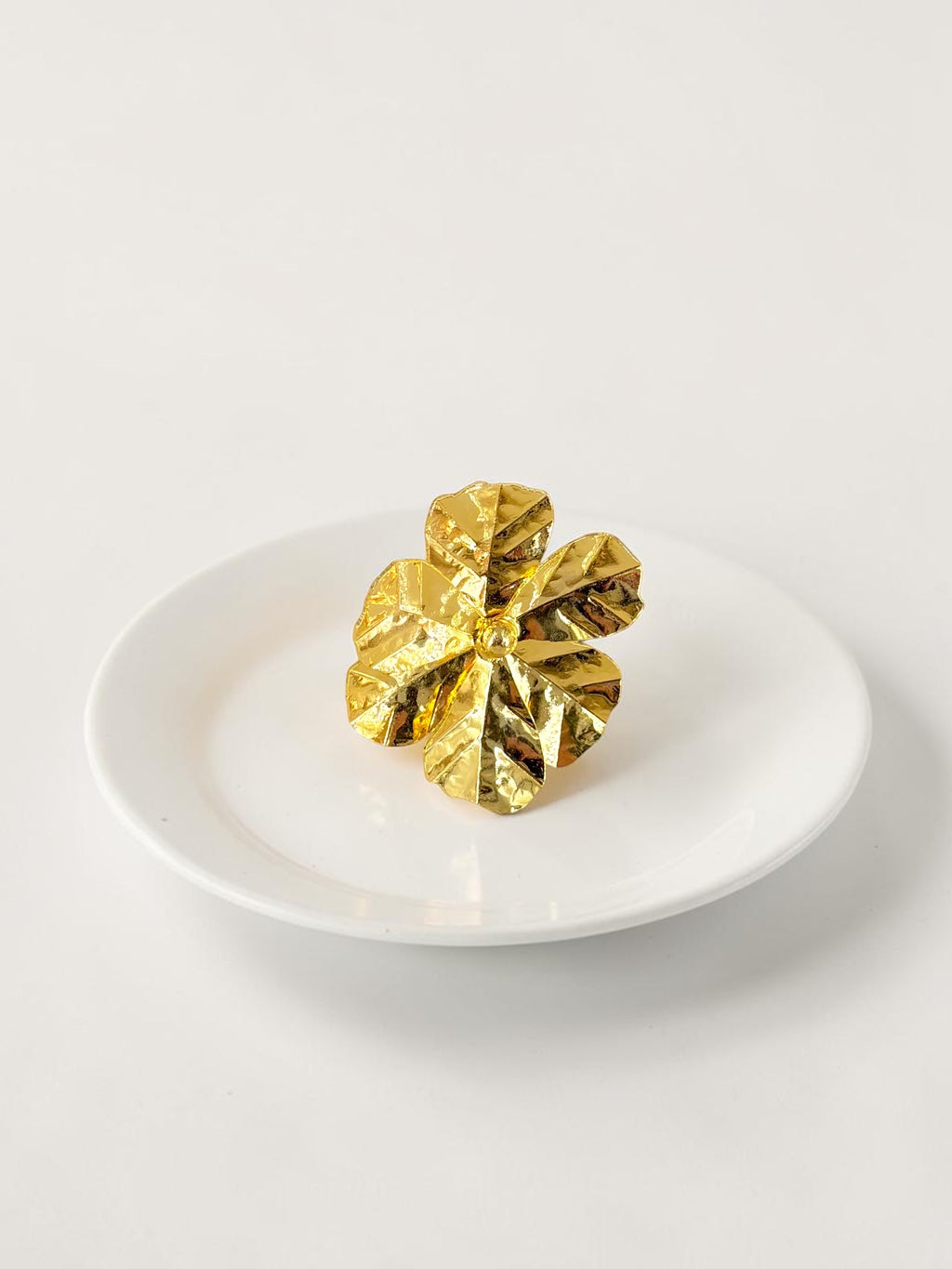 Anillo Bronce Flor
