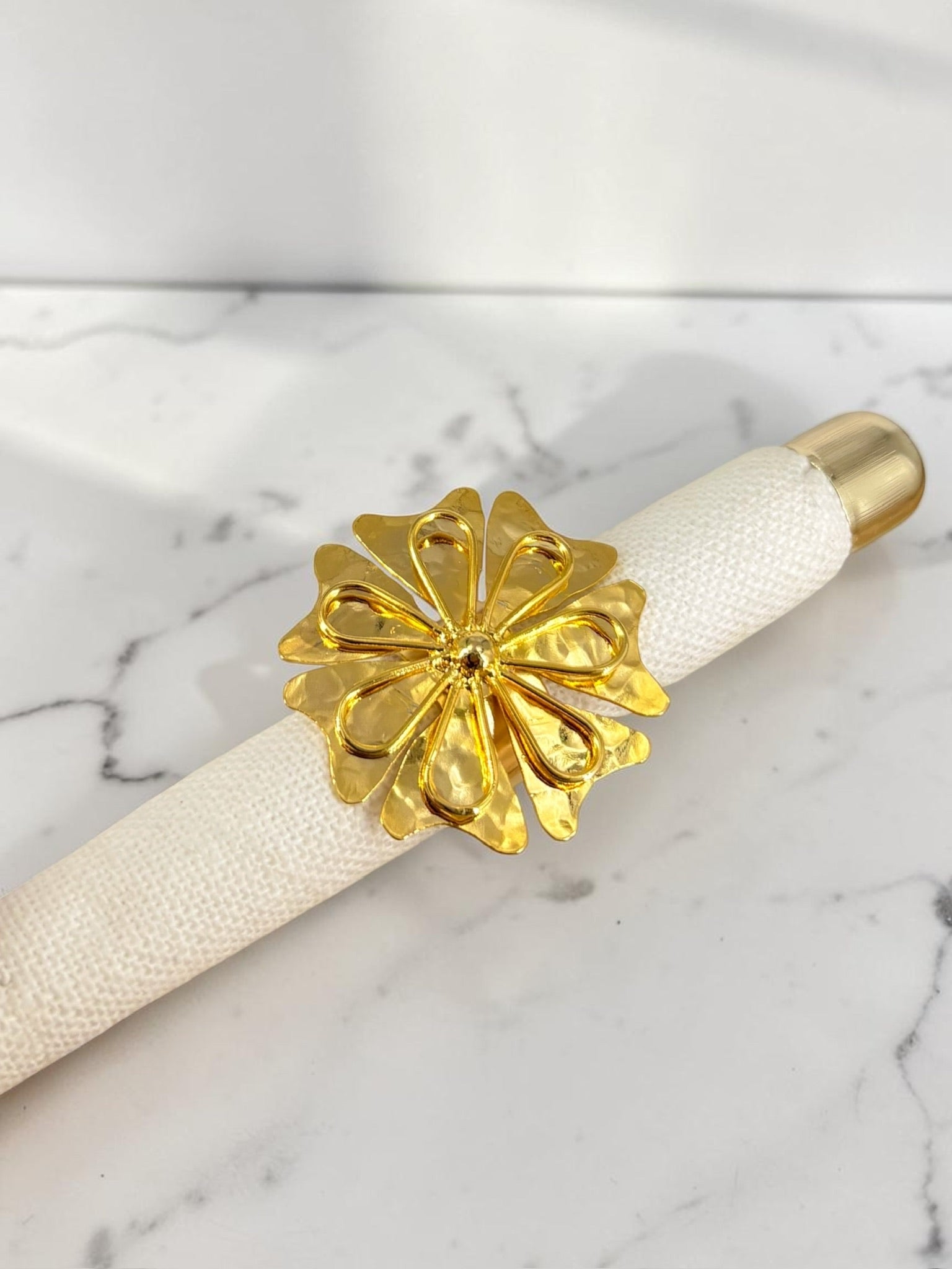 Anillo Bronce Flor